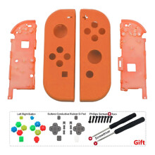 Trasforma il tuo Nintendo Switch con questa resistente cover rigida in plastica ABS atossica, semitrasparente e di ricambio per controller,