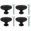 Floral Design Knobs, Exquisite Workmanship for Dresser, Cabinet, Wardrobe (4Pcs) 1