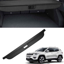 Car Trunk Cargo Cover Retractable Trunk Shade Luggage Shield for Jeep Compass 20132016