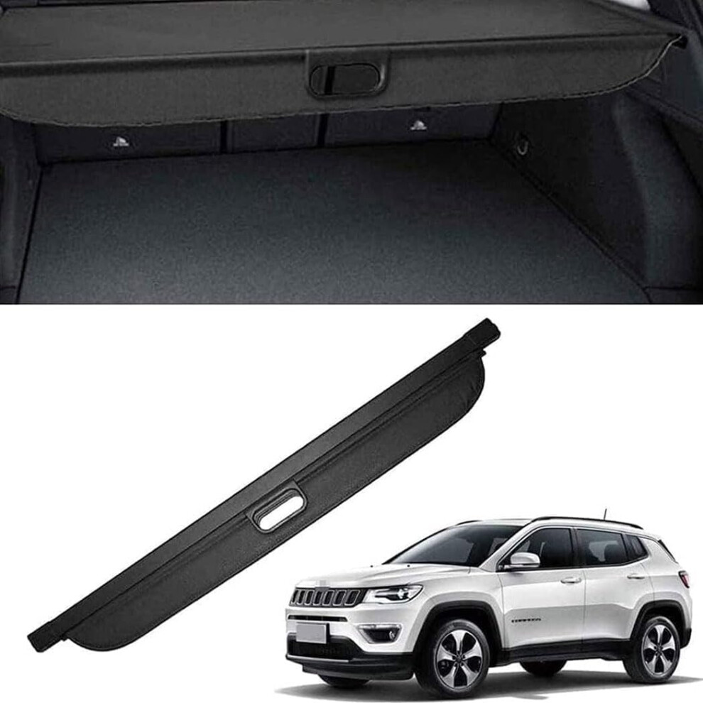 Car Trunk Cargo Cover Retractable Trunk Shade Luggage Shield For Jeep Compass 20132016 9382693048196
