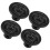 Floral Design Knobs, Exquisite Workmanship for Dresser, Cabinet, Wardrobe (4Pcs) 2