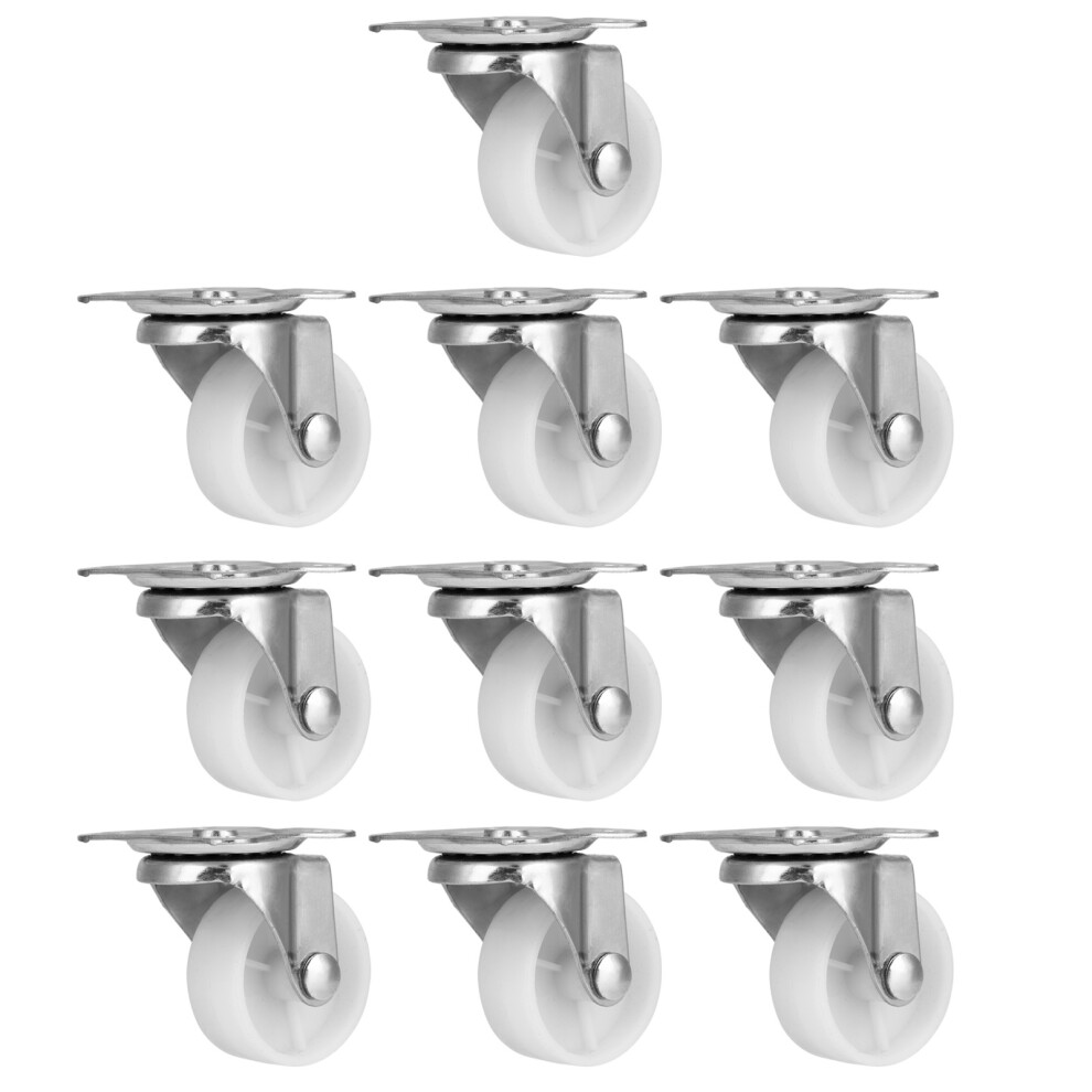 Polyurethane Wheels Rectangle Top Plate Castors Industrial Furniture Casters Heavy Duty Caster Wheels Nylon Swivel Casters With Smooth Ball Bearings 9464372549931