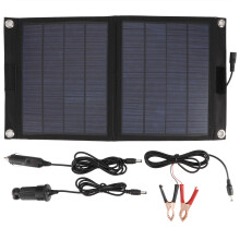 Alimentation de secours extérieure, panneau solaire pliable en silicium monocristallin pour une conversion d'énergie à haut rendement, chargeur