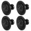 Floral Design Knobs, Exquisite Workmanship for Dresser, Cabinet, Wardrobe (4Pcs) 5