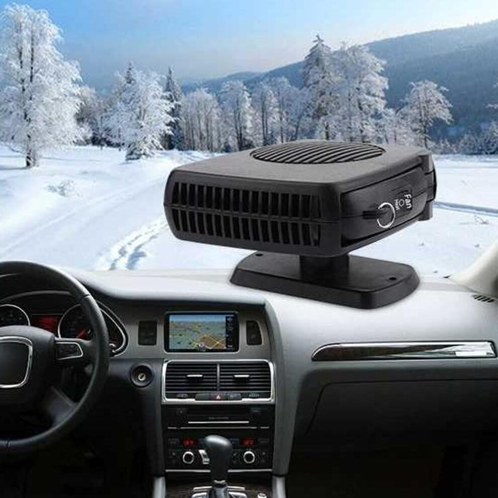 12V Car Heater And Windshield Defroster, 200W Fast Heating Cooling Fan With 360 Rotation For Car Truck 9199774484091