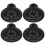 Floral Design Knobs, Exquisite Workmanship for Dresser, Cabinet, Wardrobe (4Pcs) 4