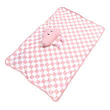 Pink USB Heated Throw Blanket with Hand Pocket, 115x78cm
