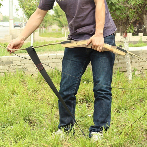 Archery Bow Stringer for Recurve and Longbow, Durable Woven Tip Limb, Easy Stringing Tool 177cm 2