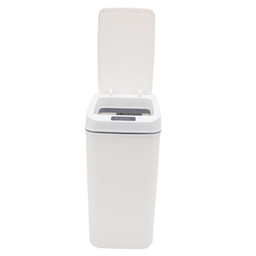 Touchless 15L Automatic Trash Bin with Wide Opening and Seal Lid