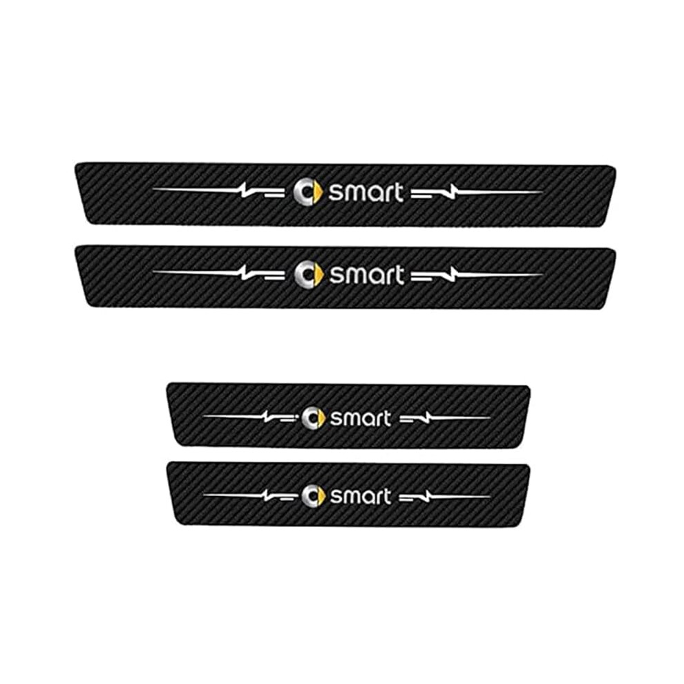 Car Door Sill Protector For Smart Fortwo Forfour 453 451 450, Waterproof Antiscratch Scuff Plate 9199774484749