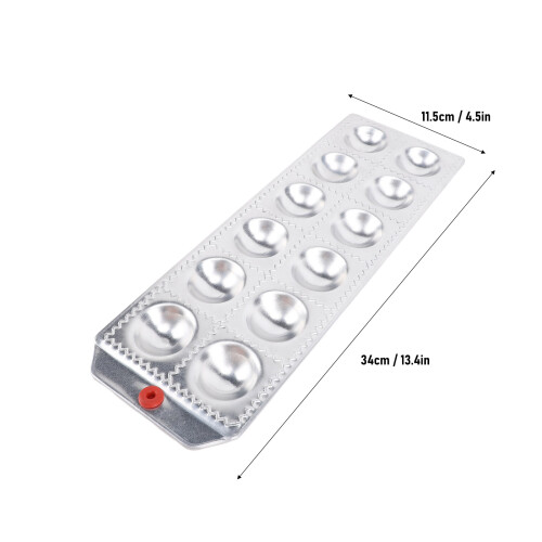 12 Hole Aluminum Ravioli Maker - Easy Cleanup & Time Saving Kitchen Tool 1