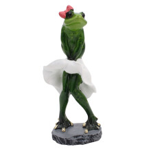 Lustige Frösche-Harzfigur für Bastelausstellungen und-XX2144