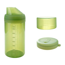 Stabiler Silikonbehälter, transparent,-750 ml grün