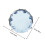 1Set Practical Sky-Blue Percussion Instrument Hand Drum Metal ABS 2