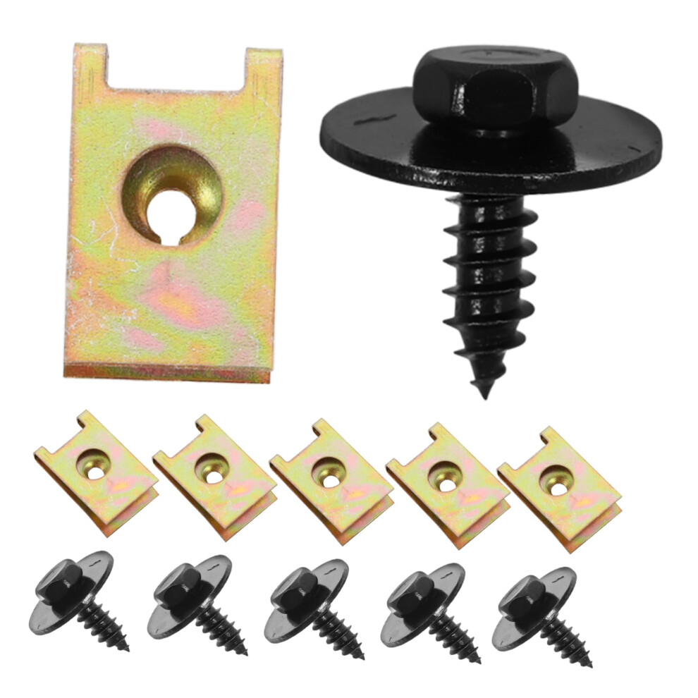 40Pcs Car Body Fastener Kit With Hex Head Self Tapping Screws For Bumper And Fender 9094768735916