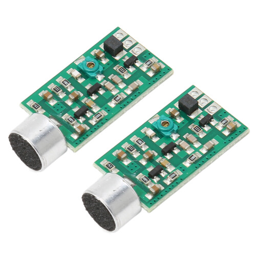 2 pièces Module de Microphone FM Transmetteur V4.0 Professionnel 0,7-9V 1