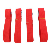 Heavy Duty 4PCS Luggage Straps, Adjustable Travel Belts, 335g, Red