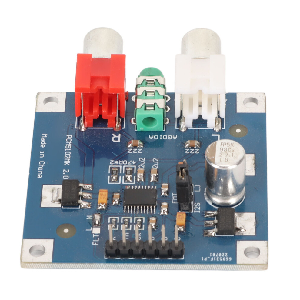 Dac Decoder For Power Amp 32Bit 384K I2s Input With Headphone Output Jack 8401378423507