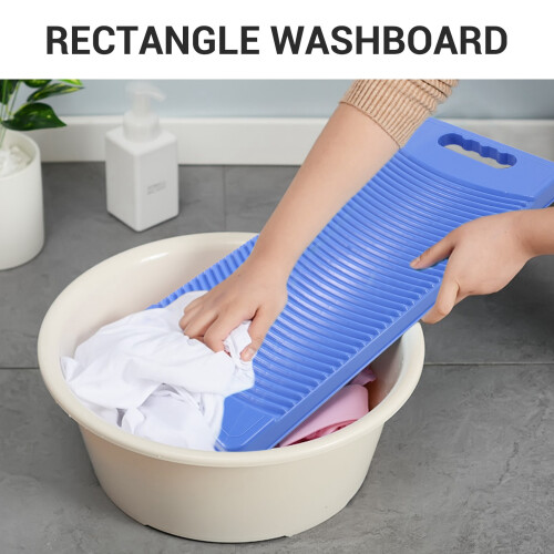 Tablero de Ropa de Lavado Rectangular de PláStico 50 Cm de Largo Rojo, Verde, Azul Al Azar 2