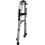 Folding Lightweight Walker for Elderly with Adjustable Height, NonSlip Wheels, Durable Aluminum 3