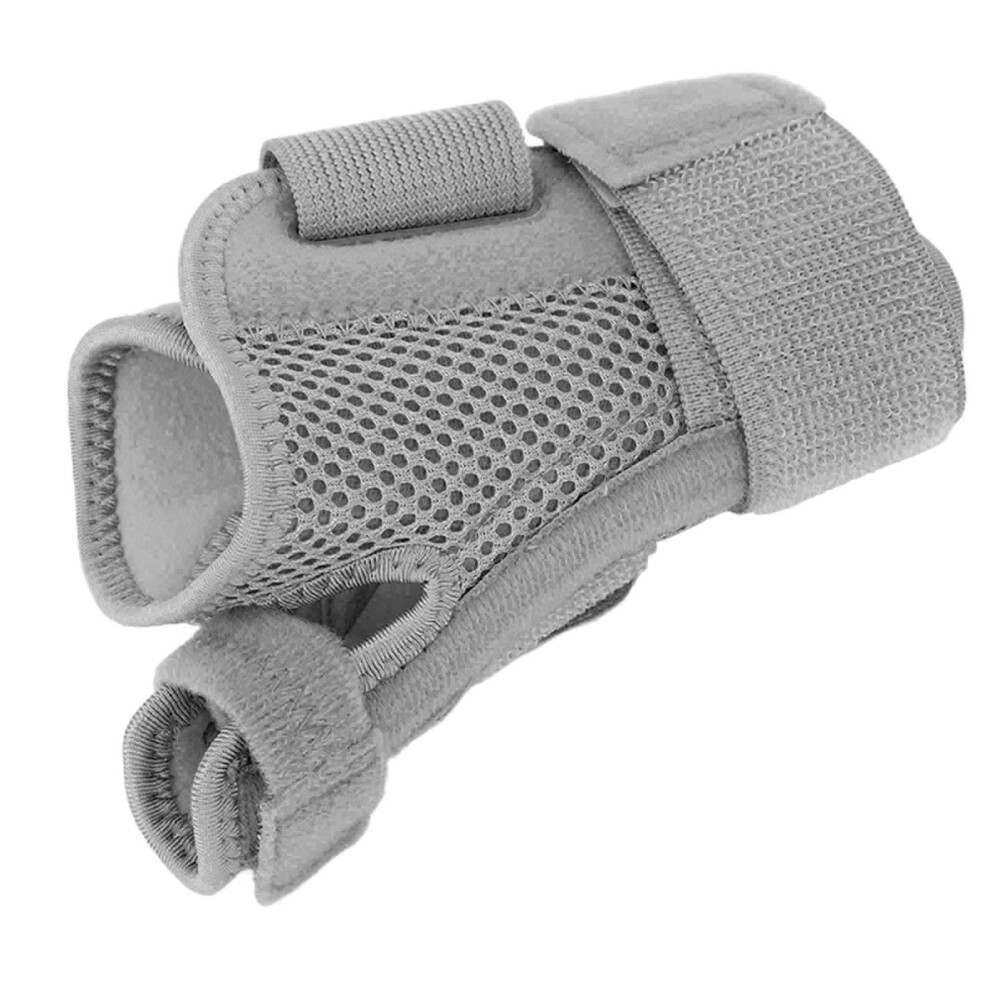 Gray Adjustable Wrist Brace For Arthritis, Carpal Tunnel Pain Relief