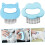 Pet Grooming Combs For Cats And Dogs  2Pack Compact Hair Brushes With Massage Function, MultiFunction Shedding Tools 4