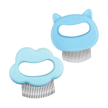 Pet Grooming Comb 2Pcs Massaging Tool For Cat And Dog Hair Short And Long Hair Reusable Easy To Use