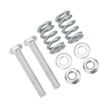 8PCS Exhaust Repair Kit with Bolt Nut Spring Gasket Steel Auto Accessories