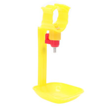 Automatic Chicken Water Nipple Drinker, Stainless Steel 360 Poultry Water Feeder with Leak‑Reducing Cup