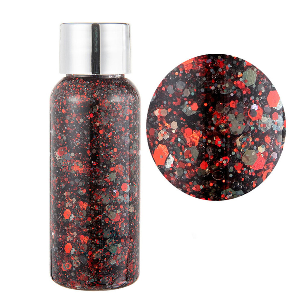 Easy To Use Sparkling Chunky Hair Glitter Waterproof Mermaid Face Glitter Holographic Sequins Body Glitter Super Glitter Effect Wide Applications Nat