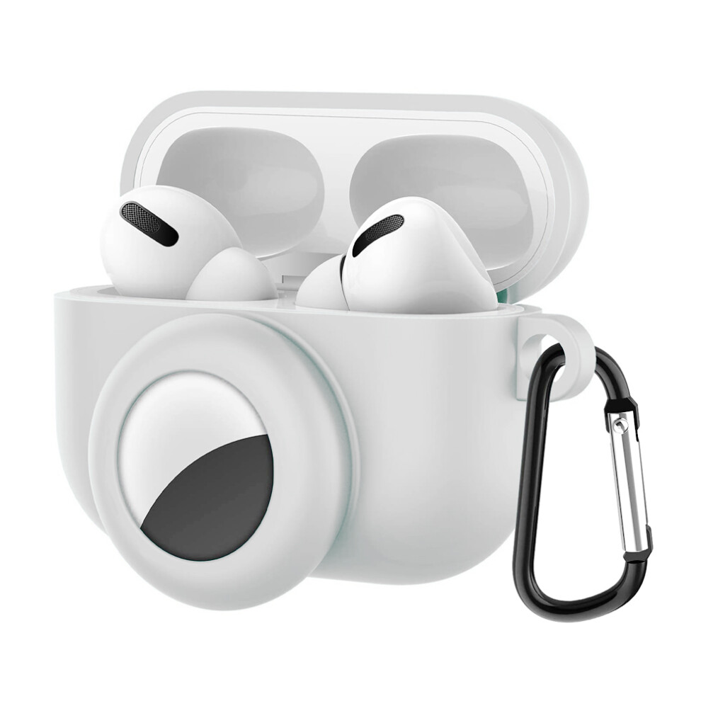 Protective Case For Airpods Pro, Elastic Silicone 2-In-1 Design Shockproof Wireless Charging Support, Dust Proof Design For Women Men, Airpods Pro Cas 9176269159085