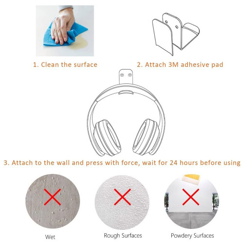 Headphone Sanctuary, Simple And Stylish Design, Foldable Arm For Space-saving, Robust And Scratch-resistant 2