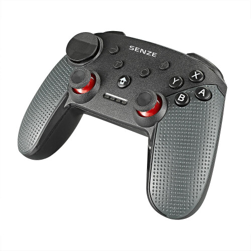 Tilpasningsbar Switch Pro-controller, Nano-forbedret trådløs controller til Nintendo Switch, PC, PS3, Android, X-INPUT, dobbelt feedback,