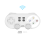 Controle Clássico Retrô Sem Fio Profissional, Compatível com Nintendo Switch, Switch Pro, Android, PC e PS3: Gamepad Clássico Recarregável com 1
