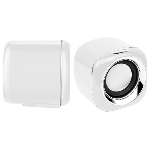 HiFi 2.0 Stereo Sound Mini Portable Speaker, Broad Compatibility With Volume Control 1