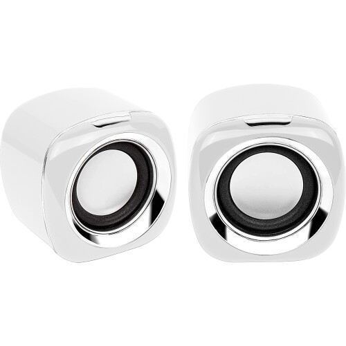 HiFi 2.0 Stereo Sound Mini Portable Speaker, Broad Compatibility With Volume Control