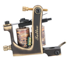 Dual Coil Tattoo Machine With Handmade 11 Wrap Coils Working Stable Uniform Speed Smooth Lines And Easy To Color Reducing Damage Of Skin For Beginner