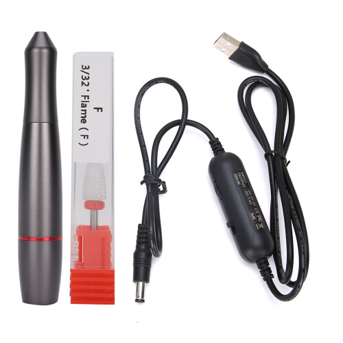 Ηλεκτρικό τρυπάνι νυχιών USB, φορητό τρυπάνι νυχιών με χαμηλή θερμοκρασία,