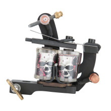 Coil Tattoo Machine Kit Smooth And Stable Operation Durable Aluminium Alloy Frame High Grade Zinc Alloy Frame Water Resistant Design Compact And