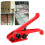 Heavy Duty Hand Tensioner Strapping Tool 1319mm Width Polypropylene and Polyester Cord Strapping Red 1