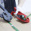 Heavy Duty Hand Tensioner Strapping Tool 1319mm Width Polypropylene and Polyester Cord Strapping Red 5