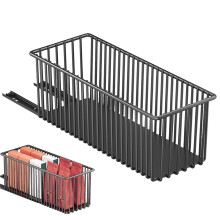 Under Sink Extraction Organizer Heavy Metal Basket Easy Pull Out Drawers Versatile Kitchen Pantry Cabinets