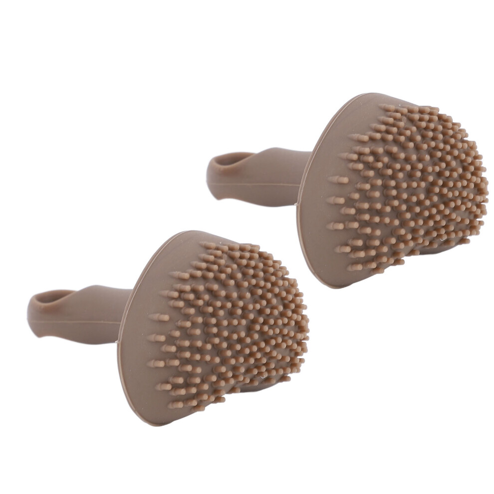 Brown 2 Pcs Silicone Freckles Stamp Tool, Realistic Faux Freckle Pen