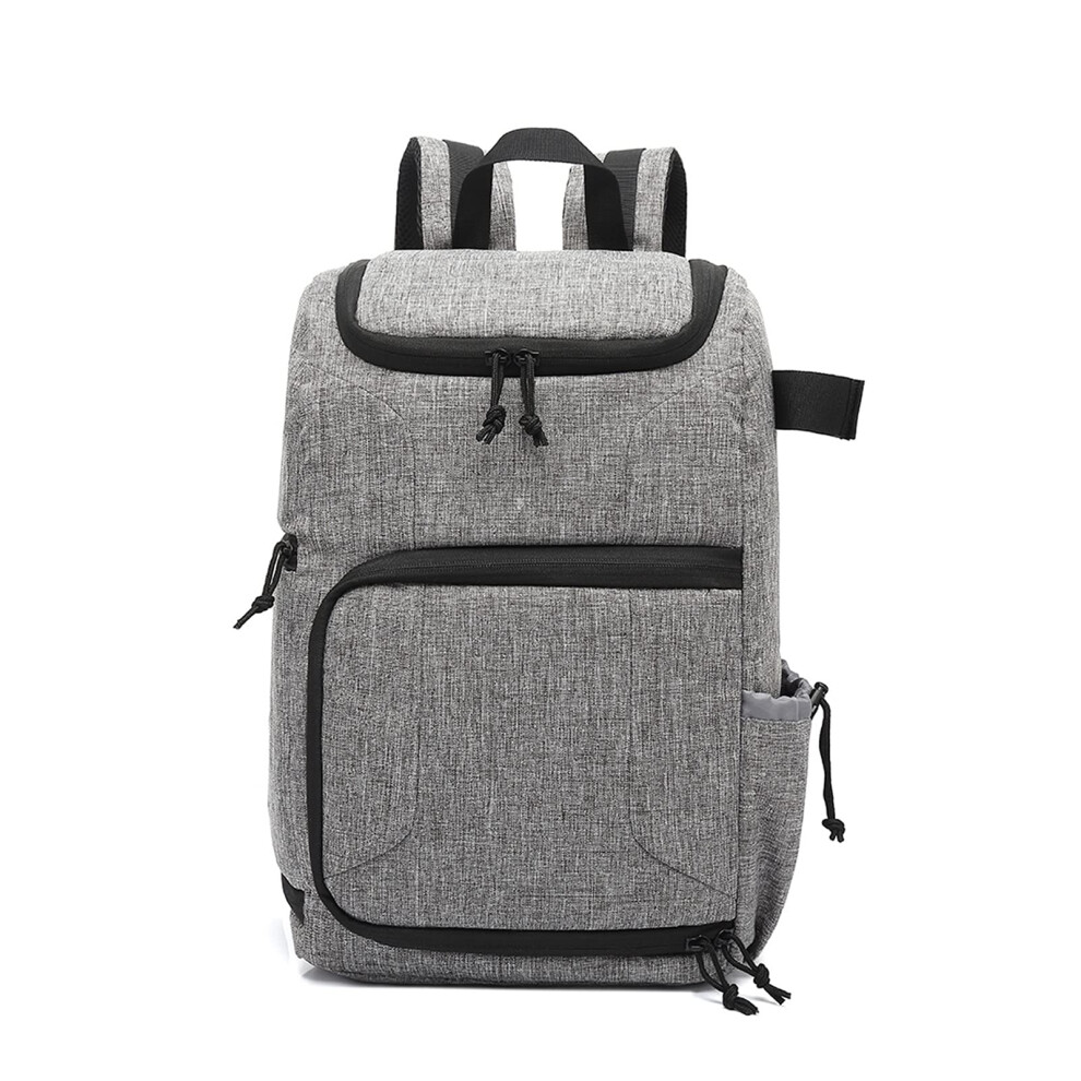 Waterproof Camera Bag Dslr Camera Backpack, Travel Video Bag With Tripod Lens Pouch, Fits Tablet Pc Laptop Grey 9187378773260