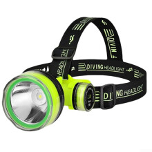 LED Headlamp 5000mAh Rechargeable Waterproof IPX8 Diving Light for Underwater Exploration 300m
