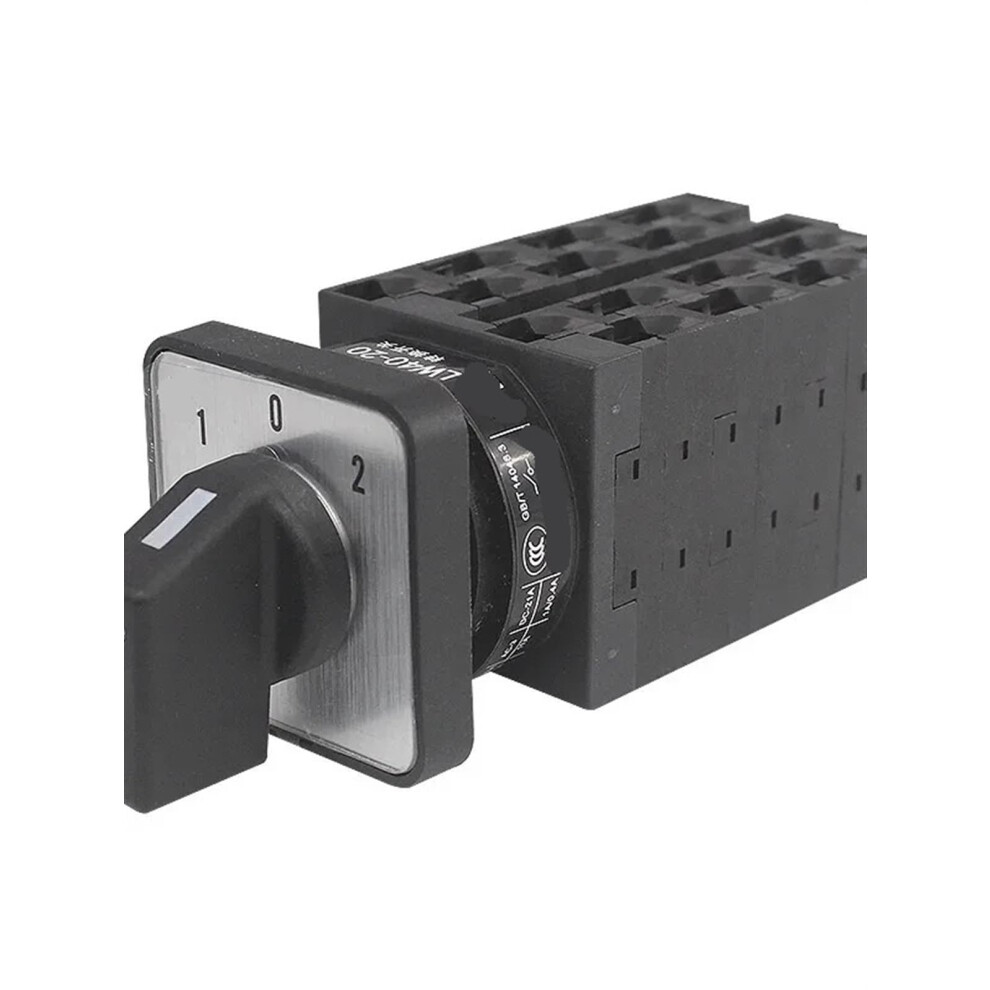 Rotary Cam Switch 20A Three Position 7Wire Dual Power Transfer Selector Universal Control 9094768737569