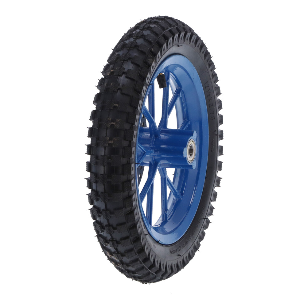 12.5X2.75in Front Wheel Tire For 47Cc 49Cc Mini Dirt Bike Blue 6911378431614