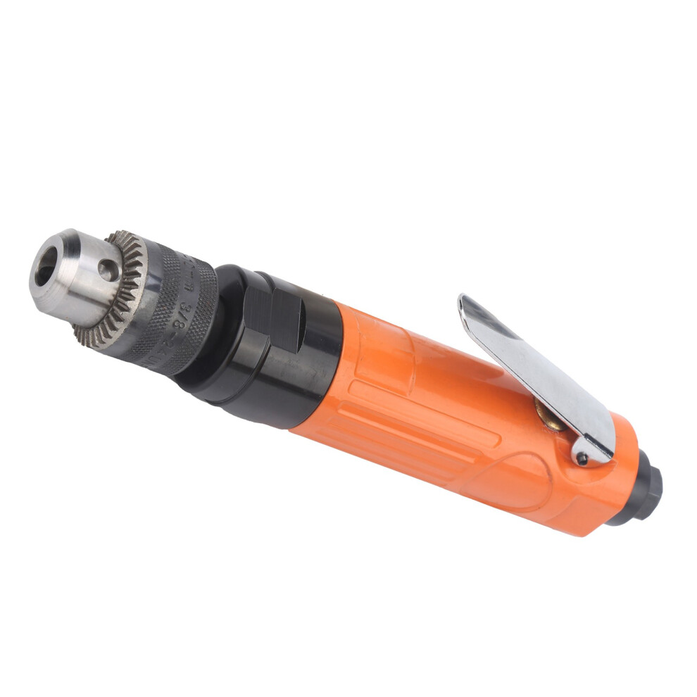 3/8In Alloy Steel Straight Air Drill With Reduction Gear, 1200Rpm 9331378432522