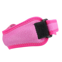 Adjustable Pink Knee Support Strap for Running & Sports – Lightweight Nylon & Silicone