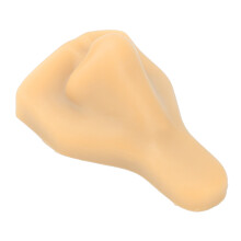 Modello di naso in silicone flessibile per pratiche di piercing e sutura, pelle chiara
